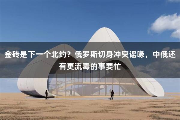 金砖是下一个北约？俄罗斯切身冲突谣喙，中俄还有更流毒的事要忙