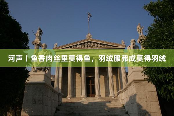 河声丨鱼香肉丝里莫得鱼，羽绒服弗成莫得羽绒